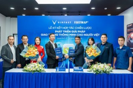 VinFast đã ký kết biên bản ghi nhớ hợp tác chiến lược với Vietmap