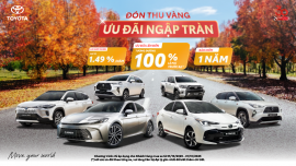 Toyota Việt Nam ghi nhận doanh số ấn tượng tháng 9/2025, tung loạt ưu đãi lớn trong tháng 10