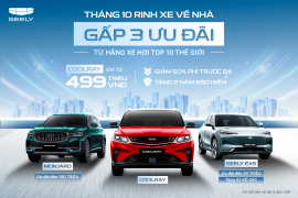Sở hữu Coolray chỉ từ 499 triệu đồng trong tháng 10/2025