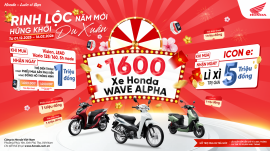 “Rinh lộc năm mới – Hứng khởi du xuân” cùng Honda Việt Nam