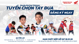Honda Racing Vietnam khởi động chương trình “Tìm kiếm tài năng đua xe nhí 2026”