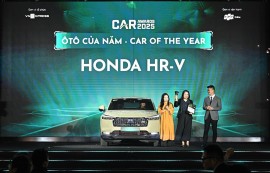 Honda HR-V thắng giải “Ôtô của năm” và “Ôtô của năm” phân khúc xe gầm cao cỡ B