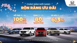 Honda Việt Nam tung ưu đãi lớn đầu năm 2026