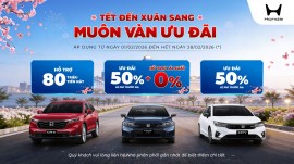 Honda Việt Nam tung ưu đãi lớn tháng 2/2026: Vay 0% lãi suất, hỗ trợ tiền mặt khi đổi xe