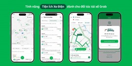 Grab tích hợp dùng các loại trạm sạc vào 1 ứng dụng Grab Driver