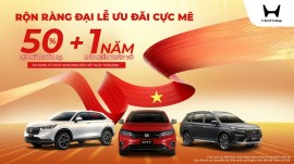Honda Việt Nam tung ưu đãi lớn tháng 5: Giảm 50% lệ phí trước bạ cho City, BR-V và HR-V
