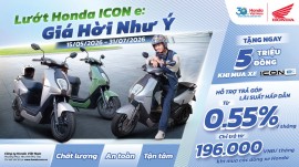 Honda Việt Nam ưu đãi 5 triệu đồng cho khách hàng mua Honda ICON e: