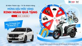 Honda triển khai hoạt động chăm sóc khách hàng quy mô toàn quốc nhân cột mốc 30 năm