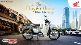 Honda Việt Nam giới thiệu Super Cub mới, bổ sung màu mới và động cơ đạt chuẩn EURO 4