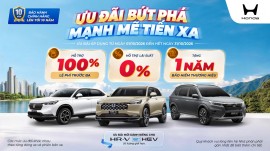 Honda BR-V và HR-V nhận ưu đãi lớn trong tháng 10, có mẫu được hỗ trợ 100% lệ phí trước bạ