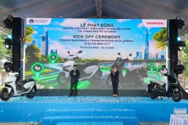 Honda Việt Nam và Sở Xây dựng Thành phố Hồ Chí Minh tổ chức Lễ phát động hưởng ứng phát triển giao thông bền vững