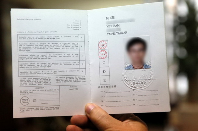 giấy phép lái xe