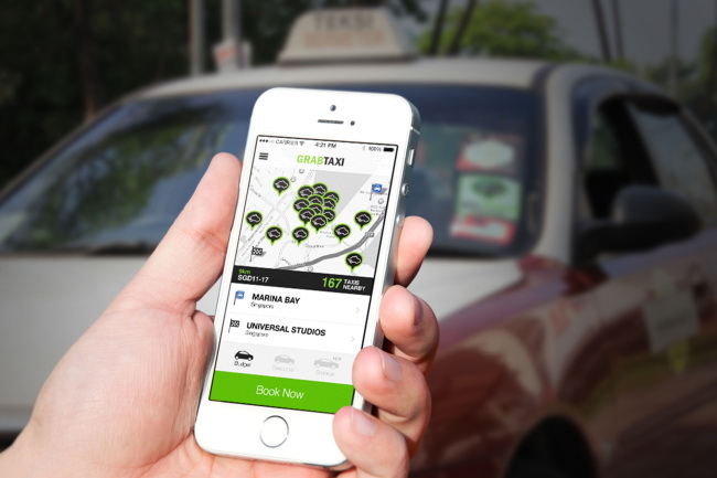 Grab taxi