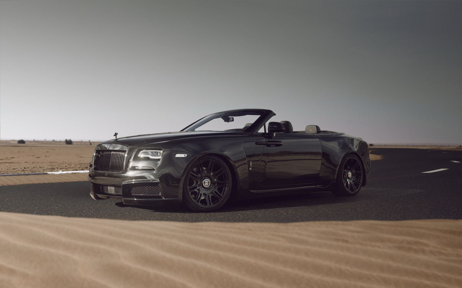 Rent Rolls Royce Dawn Black  Pugachev Luxury Car Rental