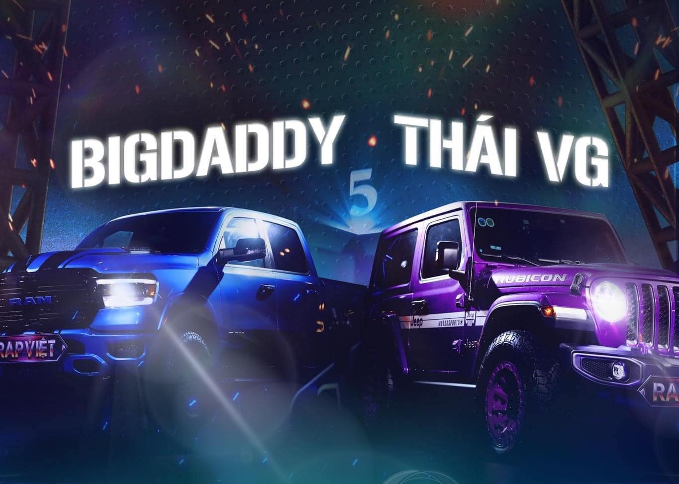 xế hộp khủng tại Rap Viet